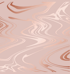 Rose gold decorative pattern for design and Vector Image