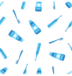 Dental tooth clinic background pattern Royalty Free Vector