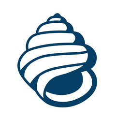 Seashell tropical underwater Royalty Free Vector Image
