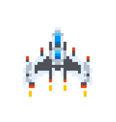 Spaceship Pixel Vector Images Over 780