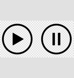 Transparent Video Play Button Vector Images Over 1 100