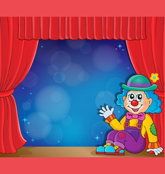 Clown thematics image 4 Royalty Free Vector Image