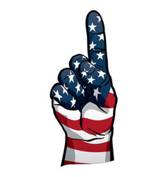 Usa thumbs up Royalty Free Vector Image - VectorStock