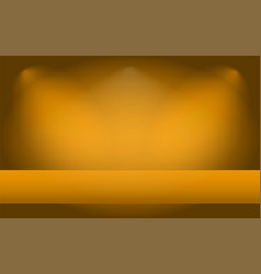 Empty abstract mock up 3d stage studio background Vector Image