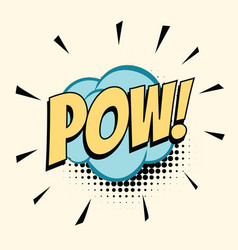 Pomp comic word Royalty Free Vector Image - VectorStock