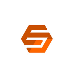 Letter s 3d logo Royalty Free Vector Image - VectorStock