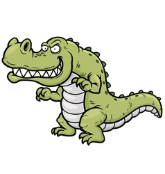 Crocodile outline Royalty Free Vector Image - VectorStock