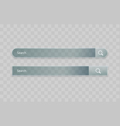 Set of 8 navigation bar for website Royalty Free Vector