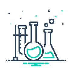 Chemistry lab equipment Royalty Free Vector Image