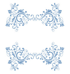 Beautiful vintage ornate flowers Royalty Free Vector Image