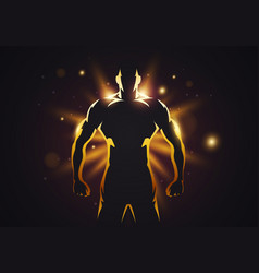 Strong Man Silhouette Vector Images Over 9 600