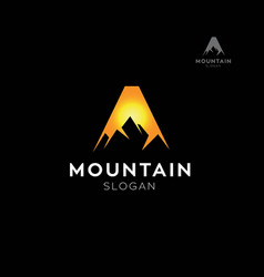 Mountain logo Royalty Free Vector Image - VectorStock