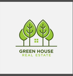 Green house Royalty Free Vector Image - VectorStock