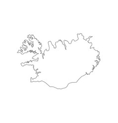 Iceland Outline Map Vector Images (over 160)