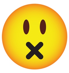 Sadness face emoji icon Royalty Free Vector Image