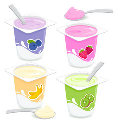 Yogurt Royalty Free Vector Image - VectorStock