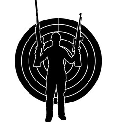 Human Silhouette Shooting Target Vector Images (over 300)