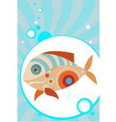 Funky fish Royalty Free Vector Image - VectorStock