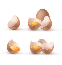 Eggs set Royalty Free Vector Image - VectorStock