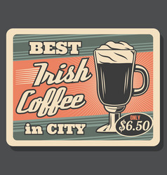 Infographic with coffee types Royalty Free Vector Image