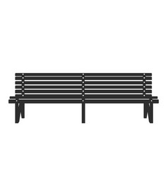 City park bench Royalty Free Vector Image - VectorStock