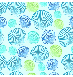 Shells seamless2 Royalty Free Vector Image - VectorStock