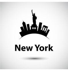 Usa Map New York Royalty Free Vector Image - Vectorstock