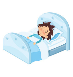 Kid sleeping Royalty Free Vector Image - VectorStock