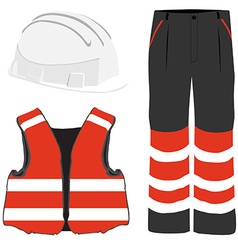 Safety clothing Royalty Free Vector Image - VectorStock