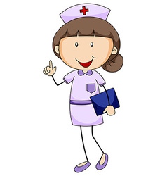 Nurse Royalty Free Vector Image - VectorStock