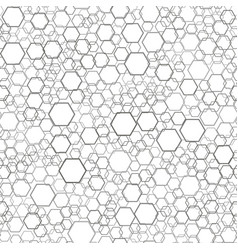 White honeycomb pattern Royalty Free Vector Image