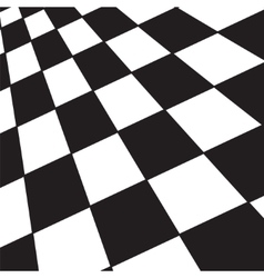 Black and white checker Royalty Free Vector Image