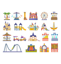 Amusement park Royalty Free Vector Image - VectorStock