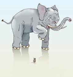 Scared Elephant Vector Images (18)