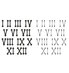 Gothic Numbers Numerals Vector Images (over 160)