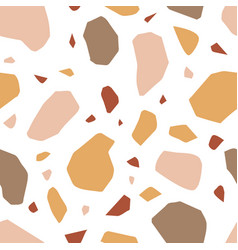 Modern terrazzo seamless pattern decorative Vector Image