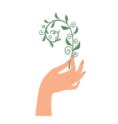 Hand Holding Plant Vector Images (over 7,400)