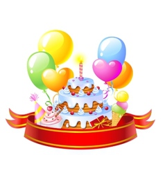 Birthday giraffe Royalty Free Vector Image - VectorStock