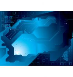 Electric blue maze Royalty Free Vector Image - VectorStock