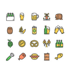 Beer barrel Royalty Free Vector Image - VectorStock