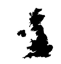 united-kingdom-administrative-and-political-map-vector-image