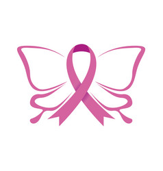 Butterfly Cancer Ribbon Vector Images (over 320)