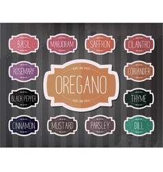 Spice And Herb Royalty Free Vector Image Vectorstock