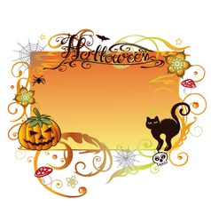 Halloween ornament Royalty Free Vector Image - VectorStock