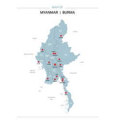 Myanmar Map Vector Images (over 570)