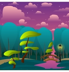 Rural Landscape Royalty Free Vector Image - VectorStock