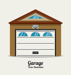 Garage design Royalty Free Vector Image - VectorStock