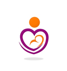 mother and baby logo png