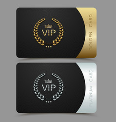 Vip membership card certificate template Vector Image