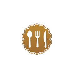 Chef restaurant logo Royalty Free Vector Image